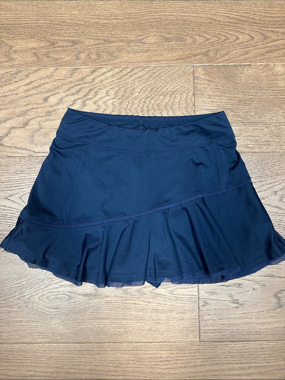 Inphorm Navy Ruffle Hem tennis Skirt